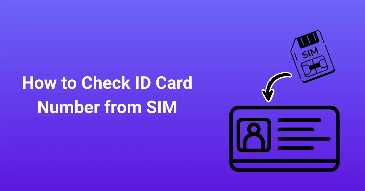 Check ID Card Number from SIM